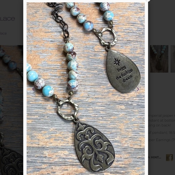 Bohemian “ Juniper “ Adjustable  Chain Link Necklace - Picture 1 of 7